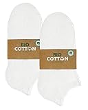 mehrstrumpf 8/12 Paar Kinder 100% Bio-Anbau Sneaker Socken ohne Naht...