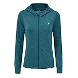 donhobo Damen Laufjacke Sportjacke Langarm Trainingsjacke Full Zip Sweatjacke...