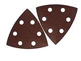 Delta-Schleifdreiecke │50 Stück │ 6-Loch │ 93 x 93 x 93 mm │ Korn...