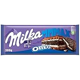 Milka OREO 1 x 300g I Großtafel I Alpenmilch-Schokolade I mit...