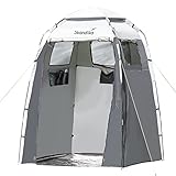 Skandika Camping Duschzelt | großes Umkleidezelt mit 230 cm Stehhöhe,...