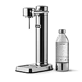 Aarke Carbonator 3, Sprudelwasserbereiter mit Wasserflasche, Stahl-Finish