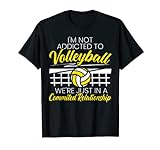 Lustiges Volleyball-Set für Sportliebhaber und Strandvolleyball-Spikes T-Shirt