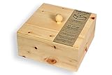 Brotdose aus Zirbenholz - 3 teilig: Brotbox & Deckel & Auflage-Gitter - Handmade...