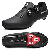 ARTVEP Herren Radschuhe Damen MTB Fahrradschuhe Kompatibel mit Look SPD SPD-SL...