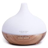 ASAKUKI 300ml Aroma Diffuser für Duftöle, Premium Ultraschall Luftbefeuchter...