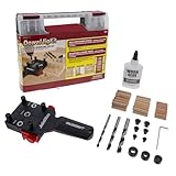 Milescraft 1383 Dowel Jig Kit – Komplettes Dübelverbindungsset, Bohrhilfe für Kanten-, Flächen- und Eckverbindungsverbindungen