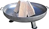 Feuerschale Ø 60 cm aus 2,5mm Stahl für Garten, Balkon und Terrasse, Feuerkorb...