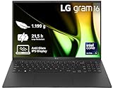 2024 LG gram 16 Zoll Notebook - 1199g Intel Core Ultra5 Laptop (8GB RAM, 512GB...