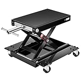 VIVOHOME 500 kg Motorrad Hebebühne Stahl Wide Deck ATV Scherenhebebühne...