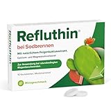 Refluthin bei Sodbrennen | 16 Kautabletten mit Minzgeschmack | Medizinprodukt |...