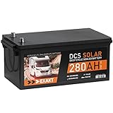 Solarbatterie 12V 280Ah EXAKT DCS Wohnmobil Versorgung Boot Solar Batterie
