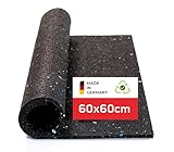 BAUHELD® Antivibrationsmatte Waschmaschine 60x60 x 0,6cm [1 Stück] - Robuste...