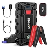BRPOM Auto-Starthilfe 6000A 26800mAh 12V Autobatterie-Booster (für alle...