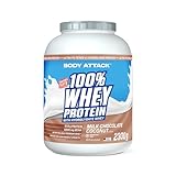 Body Attack 100% Whey Protein Milk Chocolate Coconut, 2,3 kg - Made in Germany -...