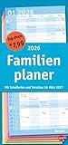 Basic Familienplaner 2026: Praktischer Wandplaner mit 5 Spalten....