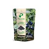 PlantLife BIO Heidelbeeren getrocknet 350g - Rohe, Luftgetrocknete, Ungezuckerte...