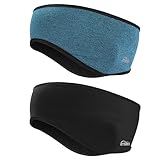 Fleece Ohrenwärmer Stirnband - Doppelschicht Winddichtes Warmes Winter Sport...
