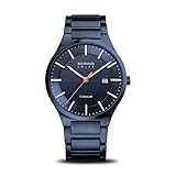 BERING Herren Uhr Solar Movement - Titanium Collection mit Titan und Saphirglas...