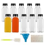 250ml Shot Flaschen zum Befüllen, 10 Stk Leere Plastikflaschen zum Befüllen,...