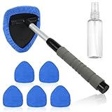AMFUN Auto Scheibenreiniger, Autoscheiben Innenreiniger mit 5 Mikrofaserpads und...