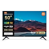 Xiaomi F, 50 Zoll (127 cm), 4K UHD, Smart TV, Fire TV, Triple Tuner...