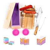HOTOOLME Seifenschneider Set Seife selber machen Seifenmachen Set Silikon, DIY...