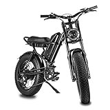 KHHK E Bike Elektrofahrrad, 48V 15Ah Lithium Batterie City E-Bike, 20' Dicke...