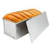 WOPPLXY Antihaft Toastbrot Backform mit Deckel, 1000g Kastenform mit Deckel,...