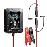 Doohoeek 1A Smart Autobatterieladegerät, 6V und 12V Autoladegerät,...