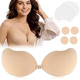 Kimsky Klebe Bh, Unsichtbarer Klebe Bh Push Up, Wiederverwendbarer Sticky Bra...