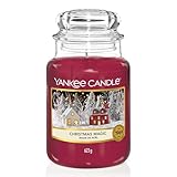 Yankee Candle Duftkerze im Glas (groß) | Christmas Cookie | Kerze mit langer...