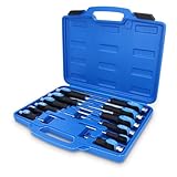 KS Tools Schraubendreher-Satz mit Schlagkappe 12-TLG, Schlitz, PH Phillips