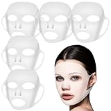 Ptwola 5 Blätter Gesichtsmaskenbezug Wiederverwendbar Silikon Maske...