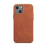 WIIUKA Hülle für iPhone 13 mini, Deutsches Leder, Lederhülle extra Dünn,...