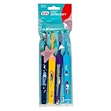TEPE Kids Select Compact X Soft Die schonende Zahnbürste für Kinder, Gemischt,...