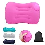 YOUXIU Aufblasbares Kissen, Camping Kissen, Reisekissen Handpresse Aufblasbar...