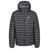 Trespass Digby, Black, L, Leichte Warme Daunenjacke 80% Daunen für Herren,...