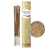 Sandelholz AUROSHIKHA Indische Räucherstäbchen 100% natürlich ohne Chemie und...