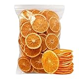JGFWAT Hochwertige Getrocknete Orangenscheiben 100g,100% Natürlich und Ohne...