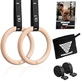 GORNATION Turnringe Holz, Gym Rings, Ringe für Calisthenics, Turnen, Fitness,...