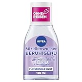 NIVEA Beruhigendes Mizellenwasser, Mizellen Reinigungswasser für sensible Haut,...