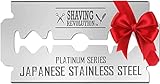 Shaving Revolution 50 Rasierklingen Rasierhobel - Für Männer - Japanische...