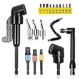 Pmueuff 105° Winkelschrauber Aufsatz Set, 20 Stück Winkelaufsatz für...