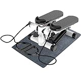 Aolawco Stepper für Zuhause mit Power Ropes, Mini Stepper 100kg mit...