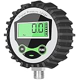 Uharbour Digitales Manometer, Niederdruckmessgerät mit 1/4 Zoll NPT-Anschluss...