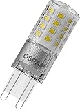 OSRAM Dimmbare LED Pin Lampe mit G9 Sockel, Warmweiss (2700K), 4.4W, Ersatz für...