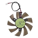 Be In Your Mind 2-Pin Header Bearing Grafikkarten-Lüfter Kompatibel mit Zotac...