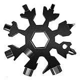 PREMIUM 18-in-1 Professional Schneeflocken Multi-Tool I Edelstahl...