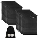 12pcs Non-Woven Schuh Taschen für Reise 32x44 cm Tragbare Schuh Taschen mit...